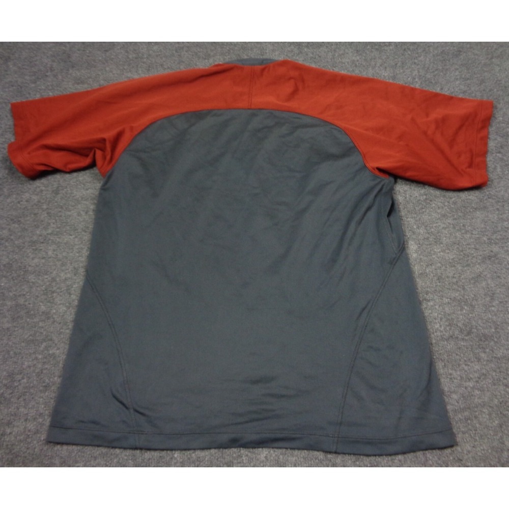 Arc'teryx Shirt Men M Gray Athletic Short Sleeve 1/2 Pullover 2-Tone Performance - Picture 2 of 11